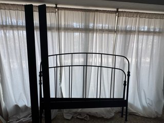 Cabecero de Hierro Ikea Negro