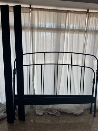 Cabecero de Hierro Ikea Negro