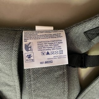 Mochila Portabebés Jané Gris