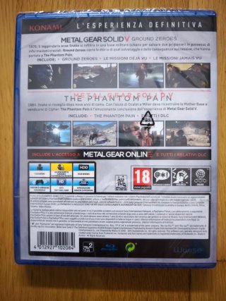 PRECINTADO! Metal Gear Solid V: The Definitive PS4