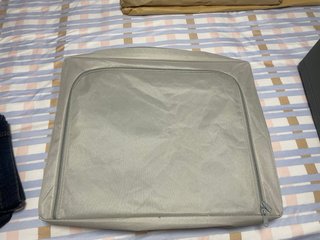 Caja Almacenaje Grande Beige Transparente