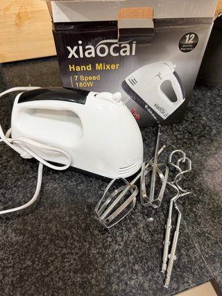 Batidora Manual XiaoCai 7 Velocidades 180W