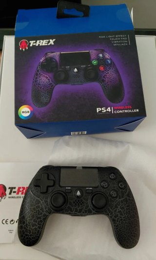 Mando PS4 T-REX Inalámbrico Crackle RGB