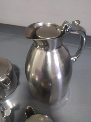 Juego café/té acero inoxidable