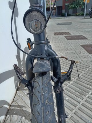 Bicicleta Plegable Negra