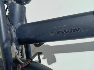 Bicicleta Plegable Negra