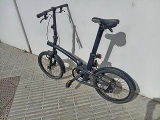 Bicicleta Plegable Negra