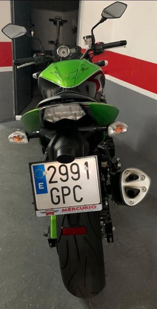 Kawasaki Z750 Naked Verde/Negra