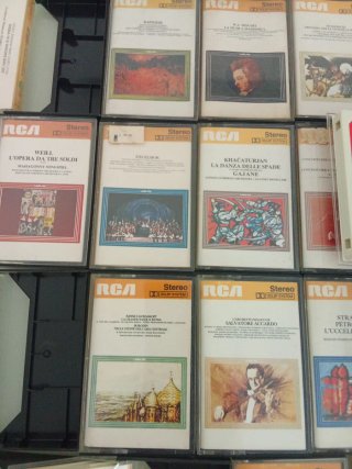 Lotto 28 Cassette RCA Stereo Classica