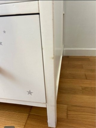 Cómoda cambiador bebé estrellas