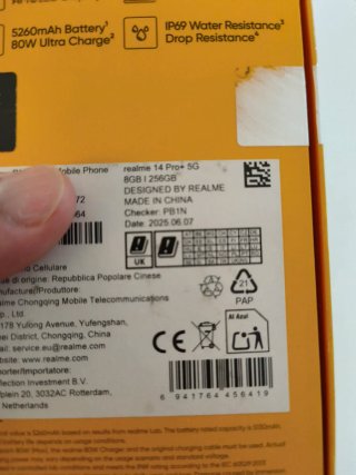 Realme 14 Pro+ 8GB 256GB