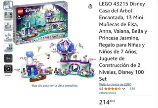 NUEVO!! LEGO 43215 Disney Casa del Árbol Encantada