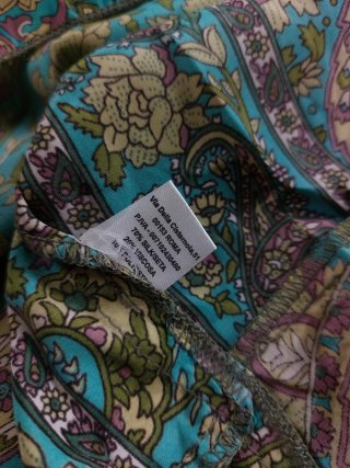 Maxi Abito Seta Floreale Vintage