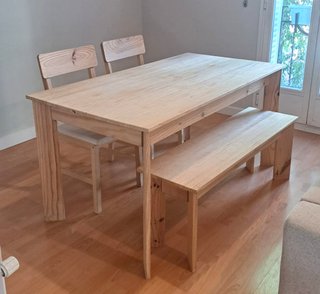 Mesa de comedor BATU 150x80 cm