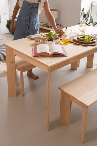 Mesa de comedor BATU 150x80 cm