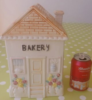 Casita cerámica Bakery para galletas