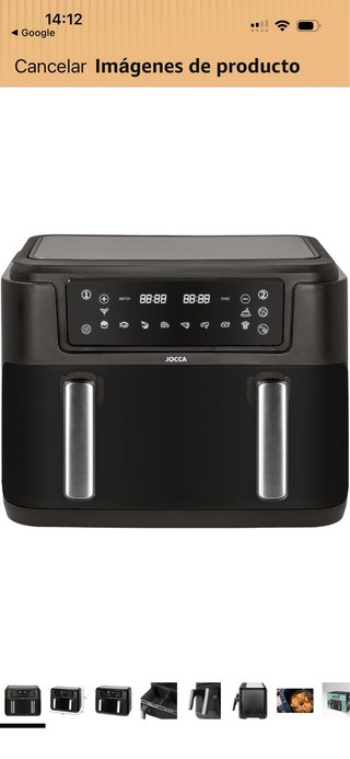 Freidora Aire Joocca 10L Doble Cesta