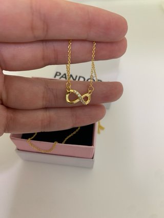 Collar Pandora Infinito Dorado