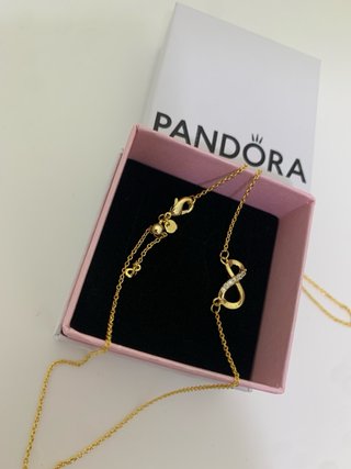 Collar Pandora Infinito Dorado