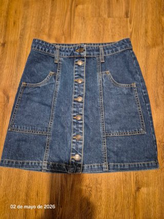 Falda vaquera Stradivarius Talla XS