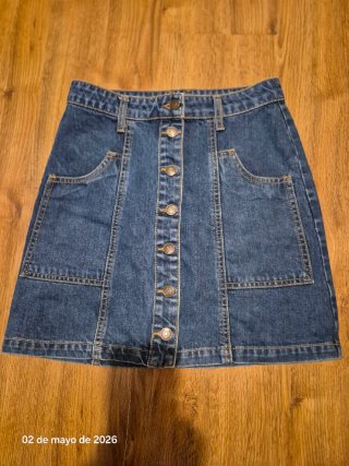 Falda vaquera Stradivarius Talla XS