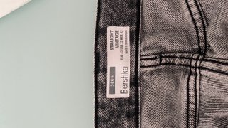 Pantalones Bershka Grises Talla M
