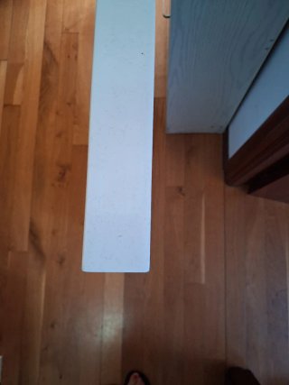 Cabecero de cama blanco de madera