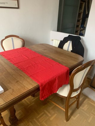 Comedor Juego de 4 sillas vintage restauradas