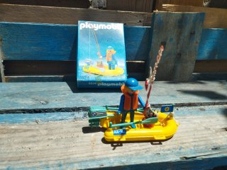 Playmobil Lancha Pesca 3574 Completa 1979.