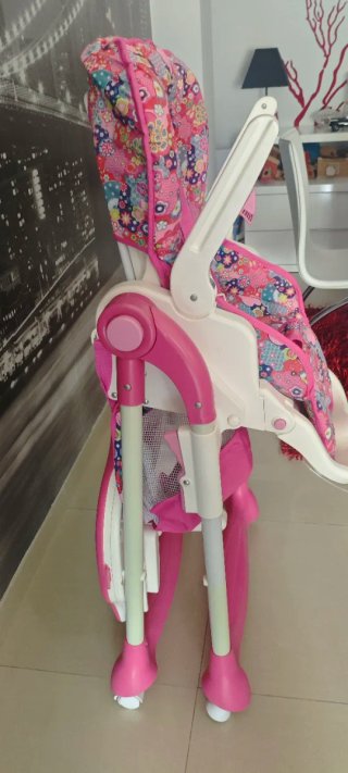 Trona Tuc Tuc bebé rosa