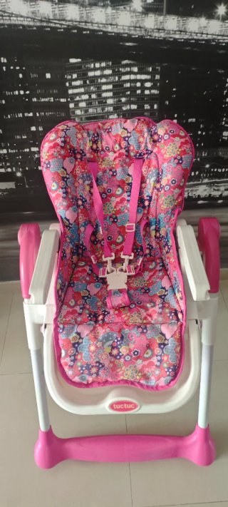 Trona Tuc Tuc bebé rosa