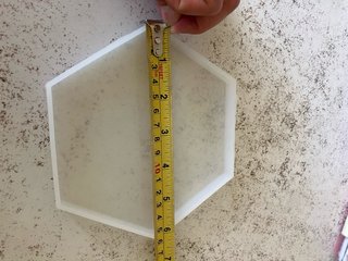 Moldes silicona hexagonales para manualidades