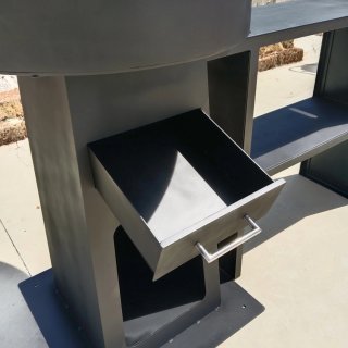 Braciere Barbecue Artigianale Ø90cm con Piastra