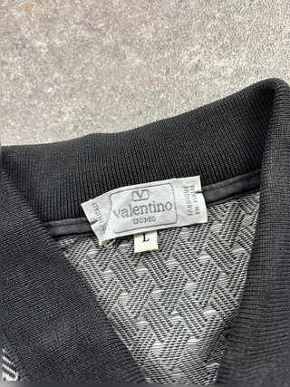 Vintage Valentino Graphic PoloT-Shirt 1990s Made in Italy