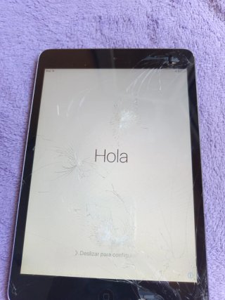 iPad Apple Negro Pantalla Rota
