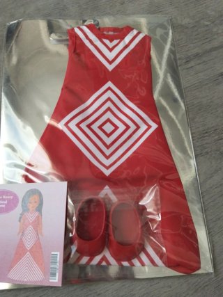 Vestido Nancy Óptical  + Zapatos