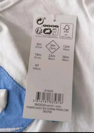 Traje de baño bebé ballena y braguita
