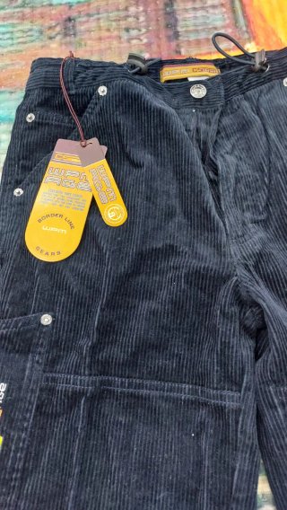 Pantaloni uomo velluto blu tg.50 modello scout