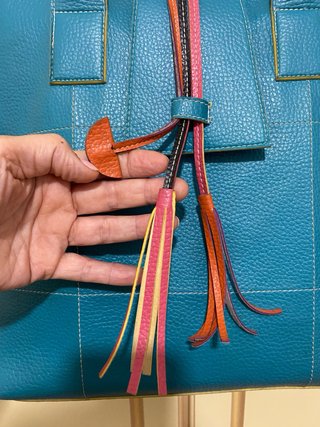 Bolso FOR US Teal y Multicolor