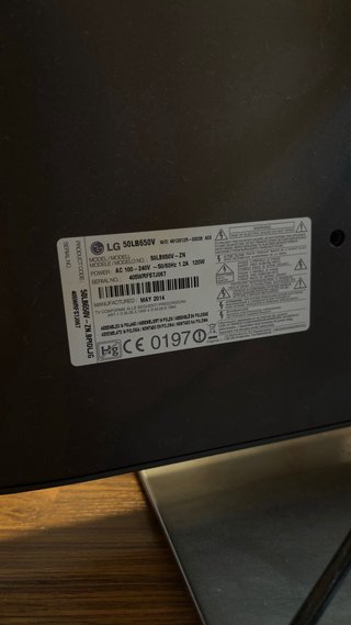 TV LG 50 pollici