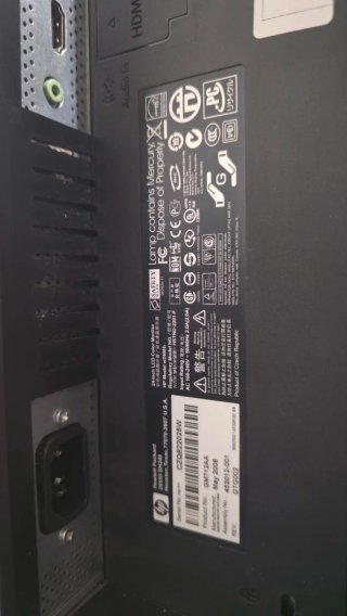 Monitor HP Negro