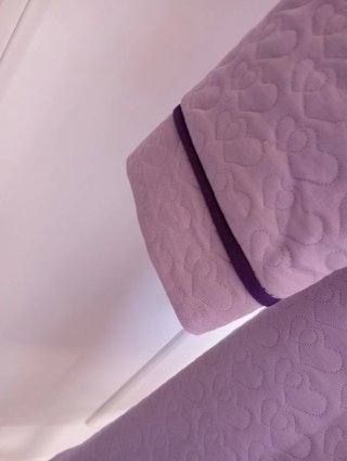 Bata de casa morada talla única