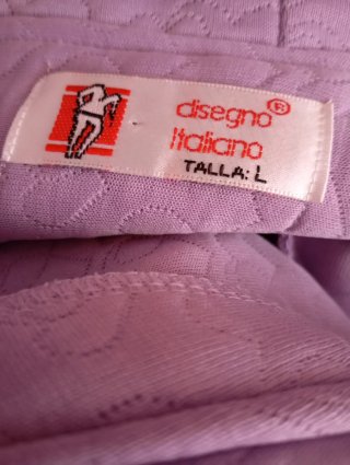 Bata de casa morada talla única