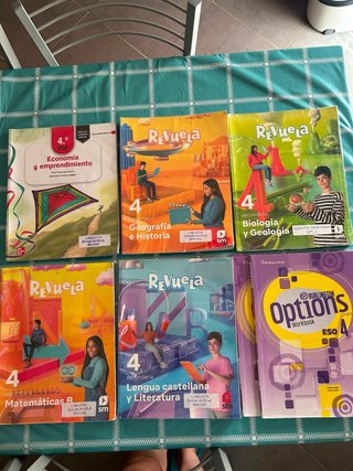Libros escolares lote 7 libros 4 ESO