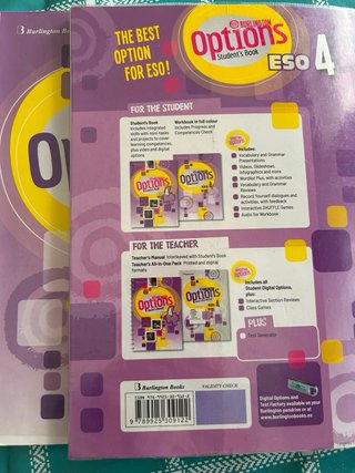 Libros escolares lote 7 libros 4 ESO