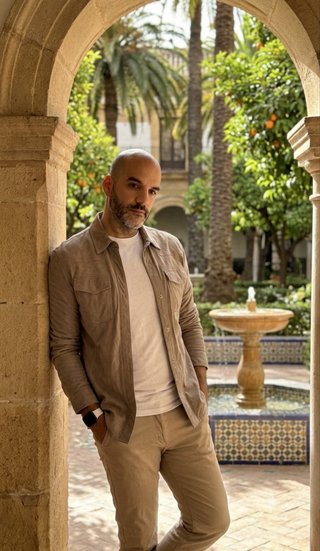 Sobrecamisa Piel Beige Goosecraft Talla L