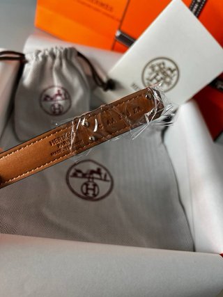 Cinturón negro de mujer Hermès
