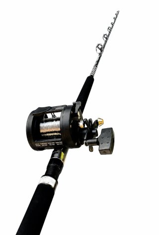 Equipo Pesca Currican Hart, Caña, Carrete de Tambo