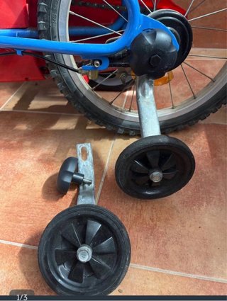 Ruedines bici niños