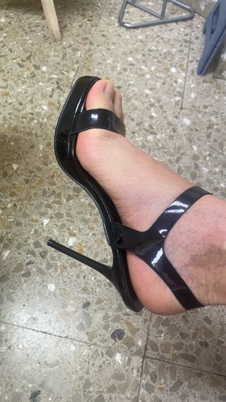 Sandalias tacón alto negras